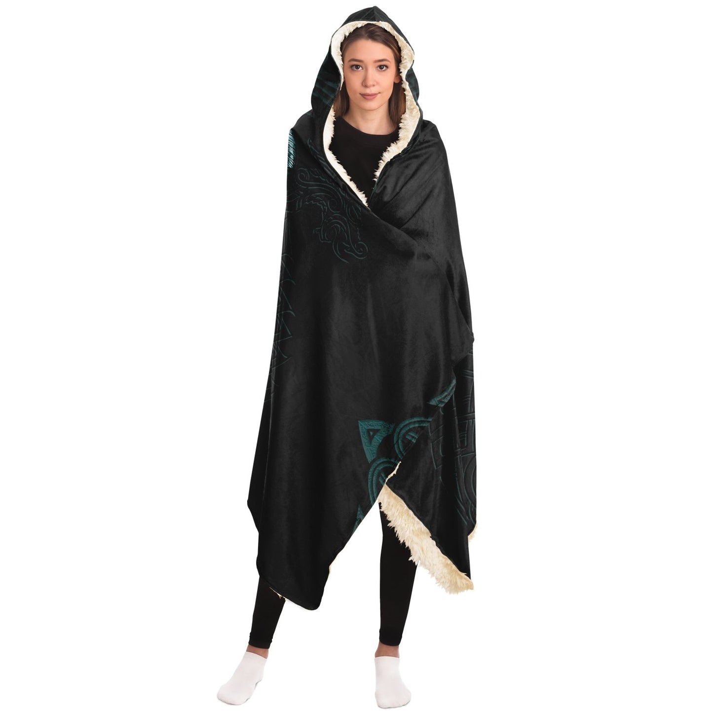 Ragnar Head Hooded Blanket