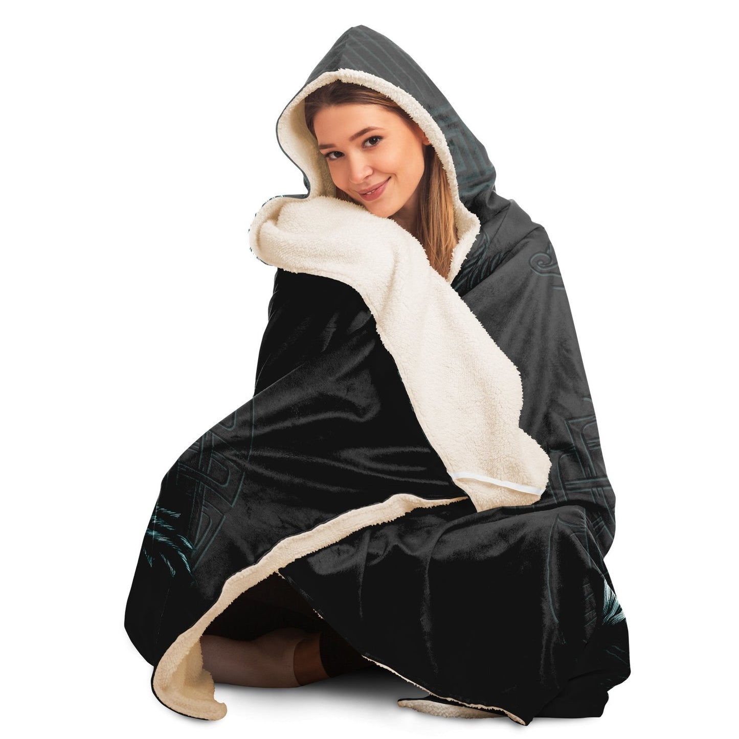 Ragnar Head Hooded Blanket