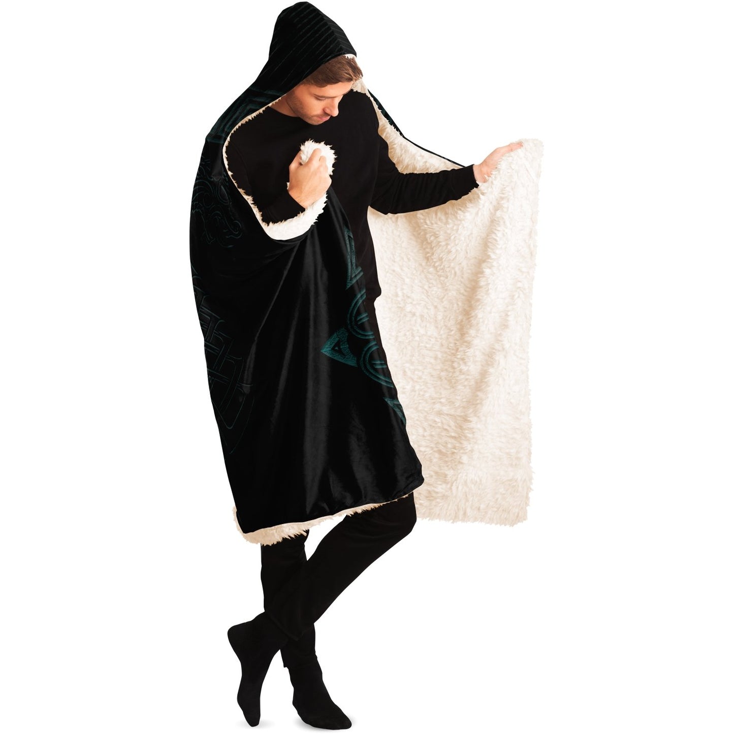 Ragnar Head Hooded Blanket