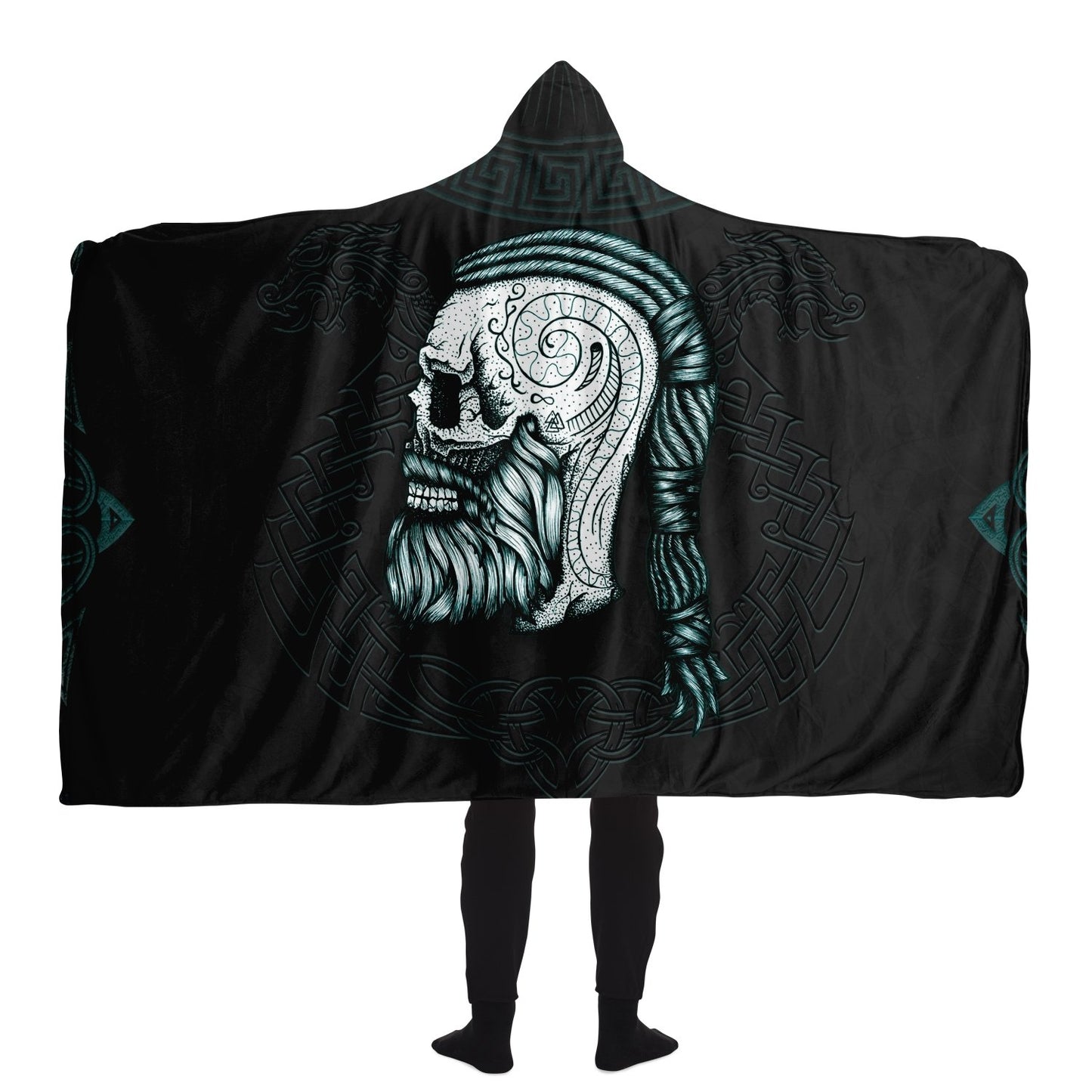 Ragnar Head Hooded Blanket