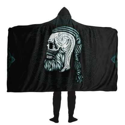 Ragnar Head Hooded Blanket