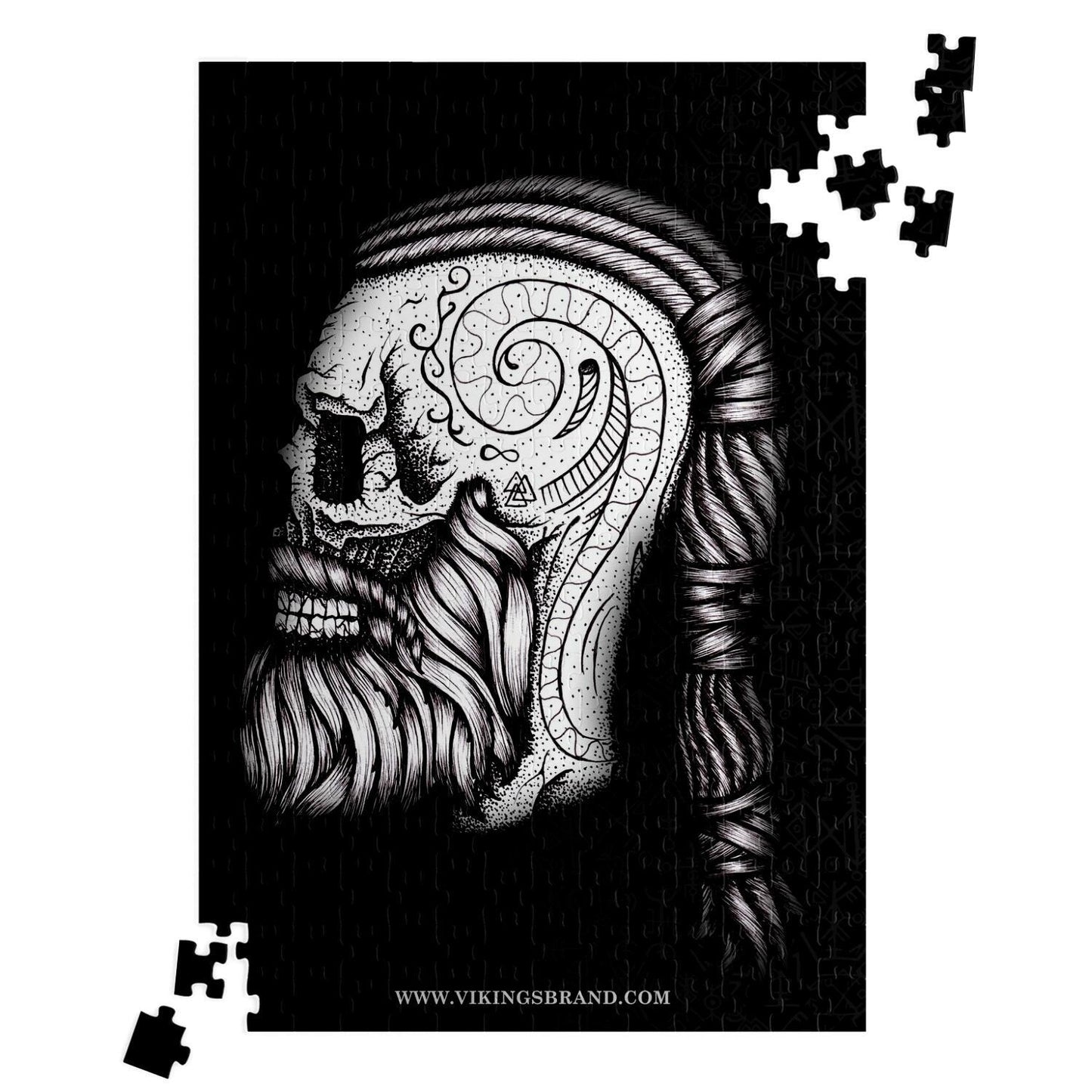Ragnar's Head Jigsaw Puzzle