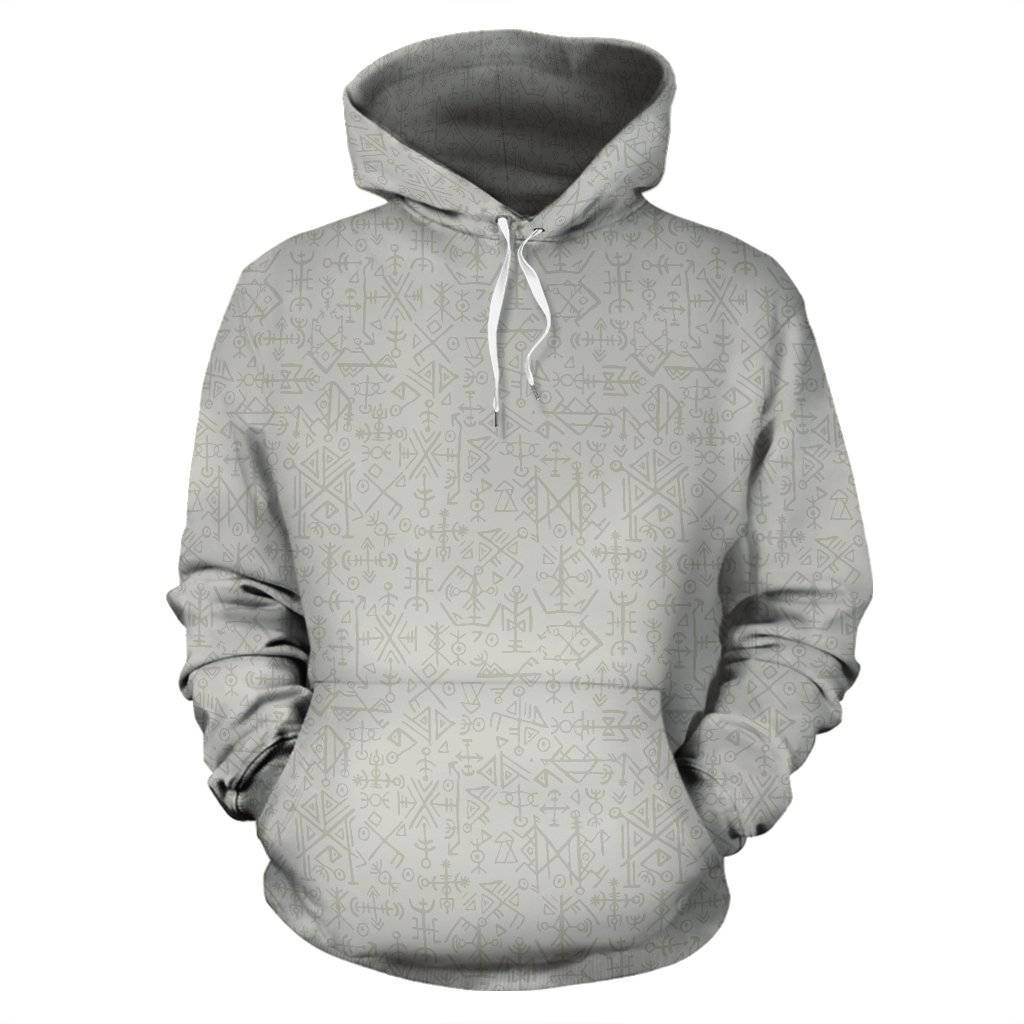 Ragnar's Raven All Over Hoodie - VikingsBrand