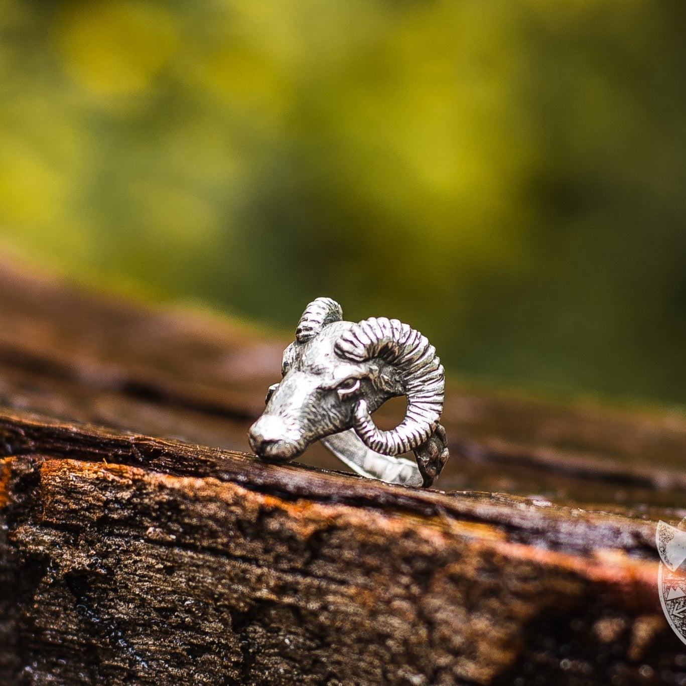 Ram 925 Sterling Silver Viking Ring - VikingsBrand