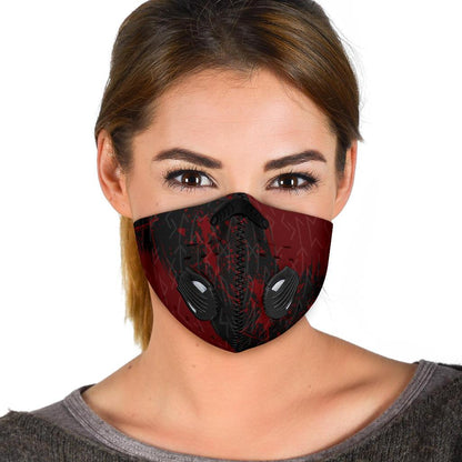Red Runes Premium Face Mask Cover