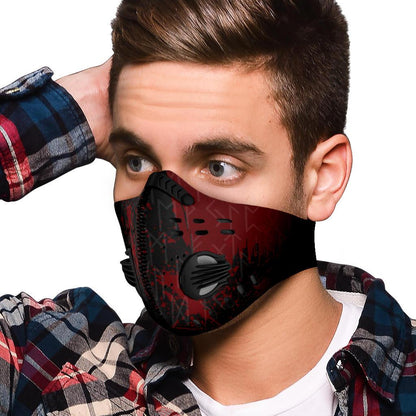 Red Runes Premium Face Mask Cover