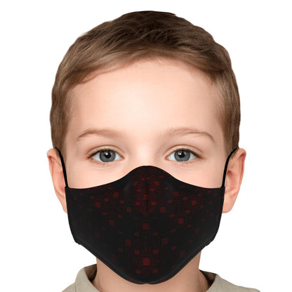Red Viking Face Mask Cover