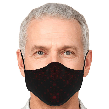 Red Viking Face Mask Cover