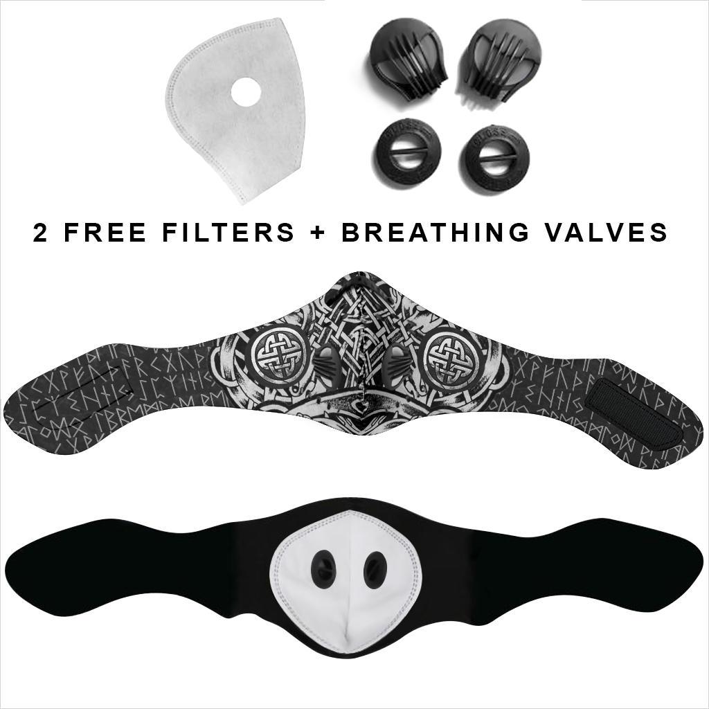 Runes Pattern Premium Face Mask Cover