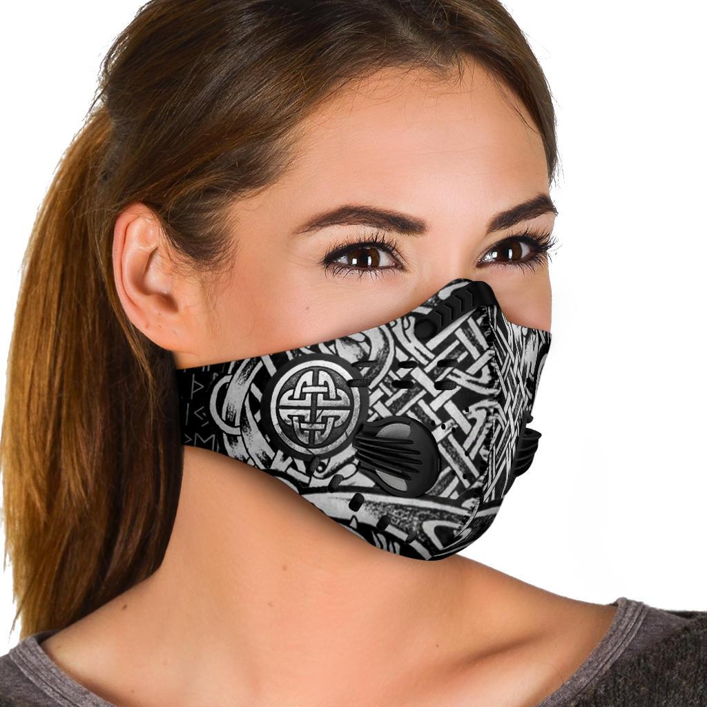 Runes Pattern Premium Face Mask Cover