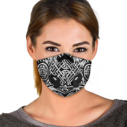 Runes Pattern Premium Face Mask Cover