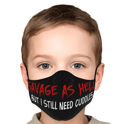 Savage As Hell Viking Face Mask Cover