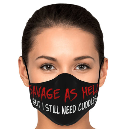Savage As Hell Viking Face Mask Cover