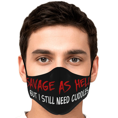 Savage As Hell Viking Face Mask Cover
