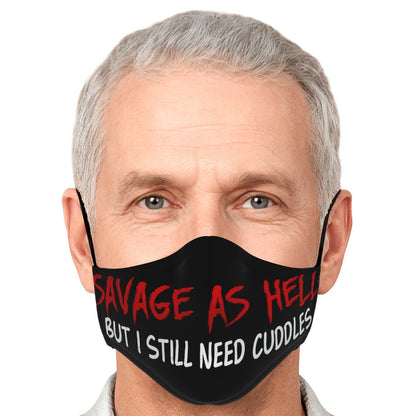 Savage As Hell Viking Face Mask Cover
