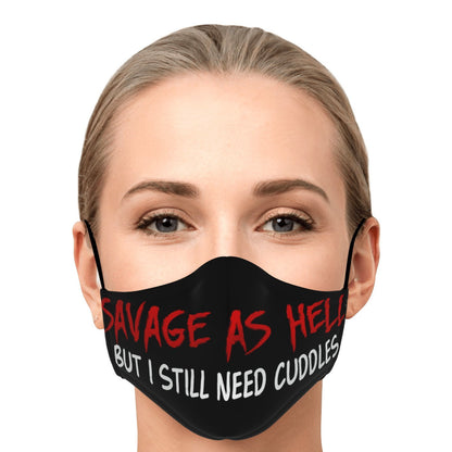 Savage As Hell Viking Face Mask Cover