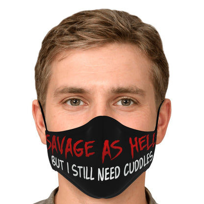 Savage As Hell Viking Face Mask Cover