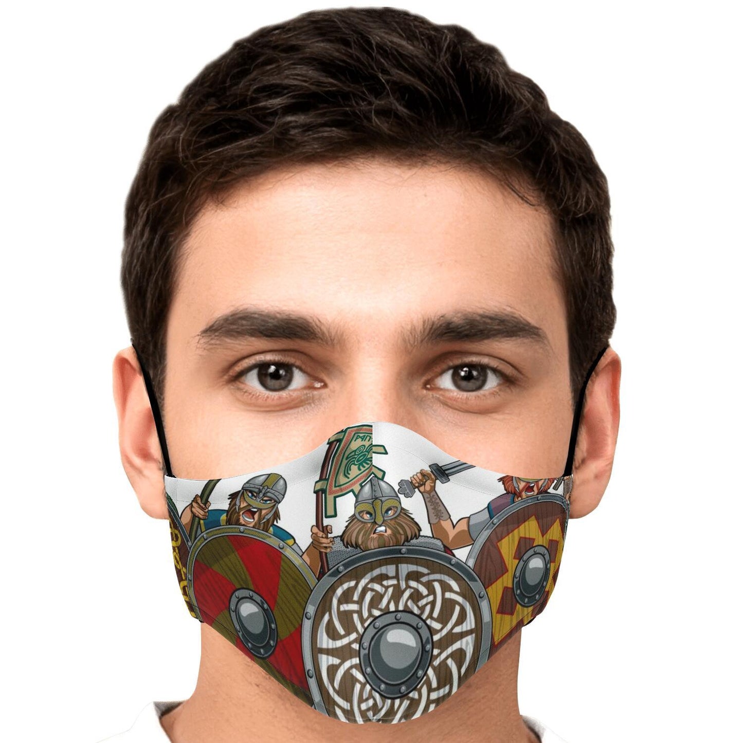 Shield Wall Viking Face Mask Cover