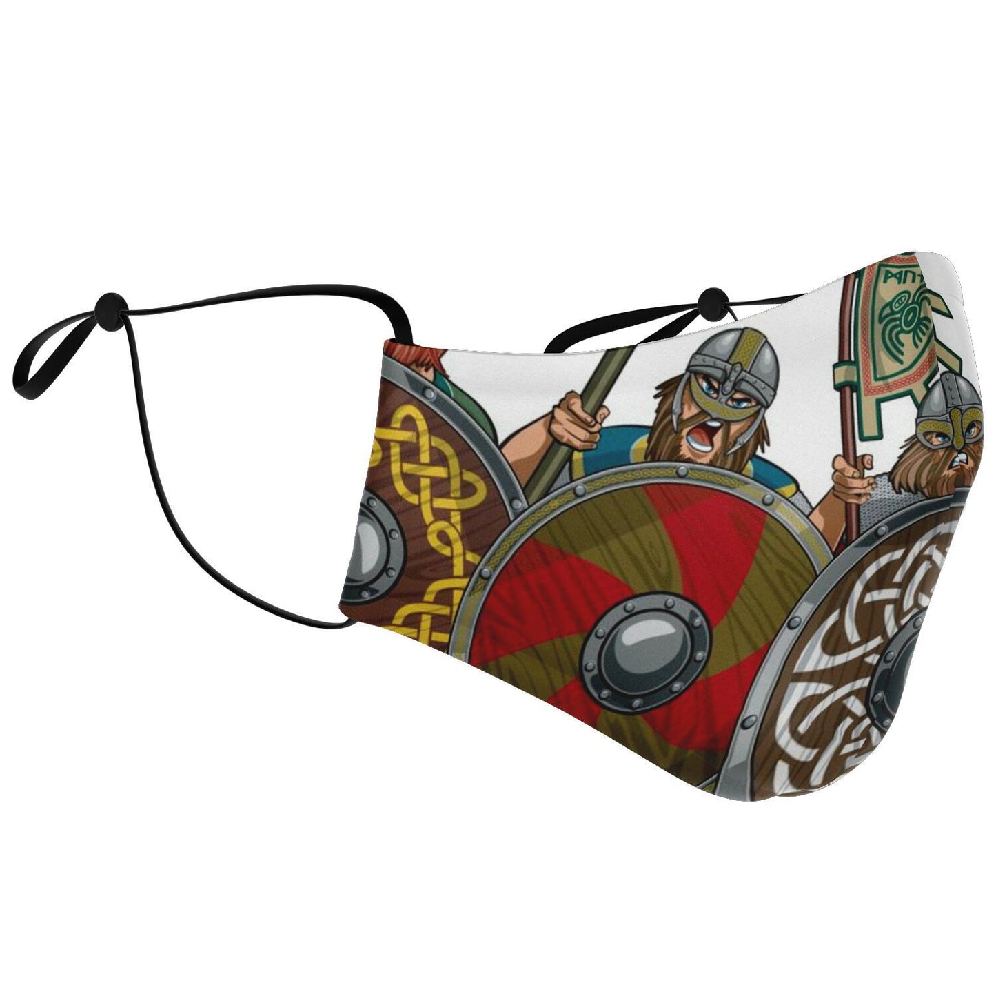 Shield Wall Viking Face Mask Cover
