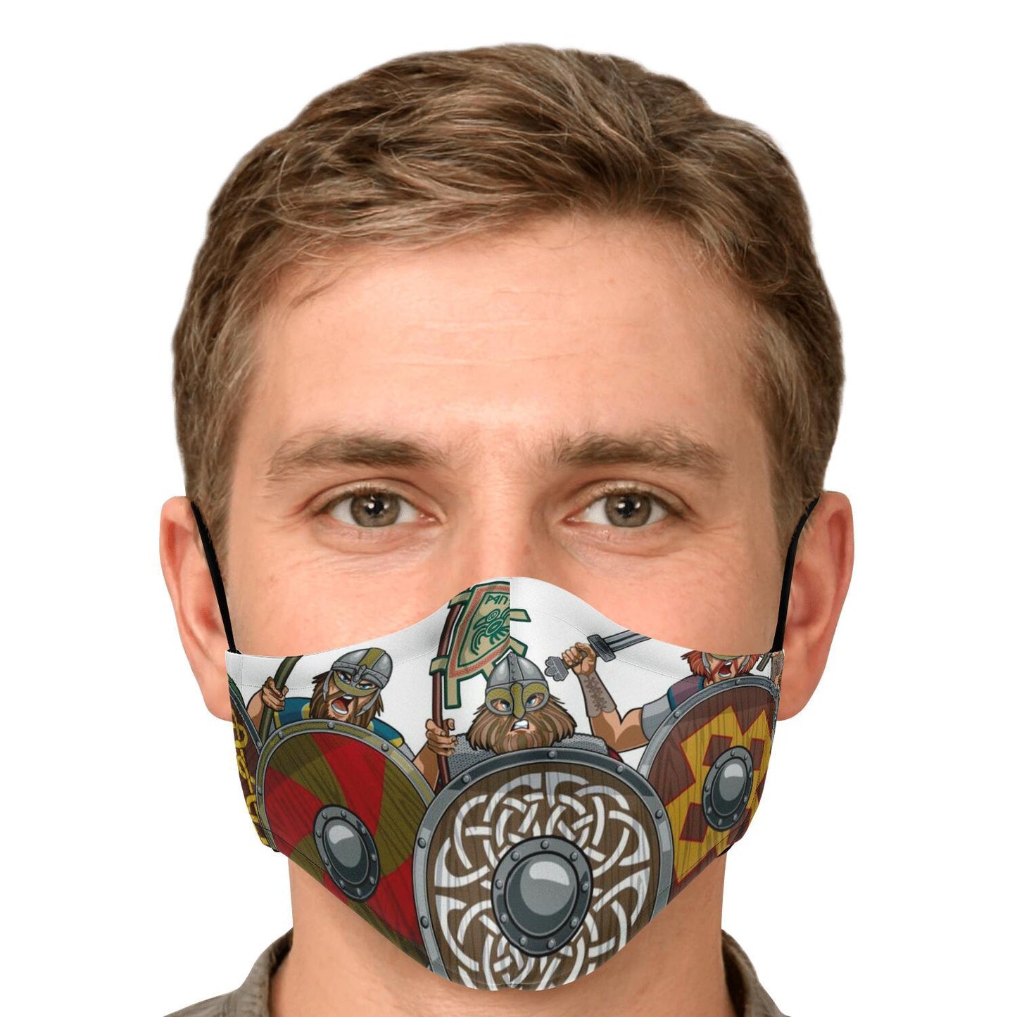 Shield Wall Viking Face Mask Cover