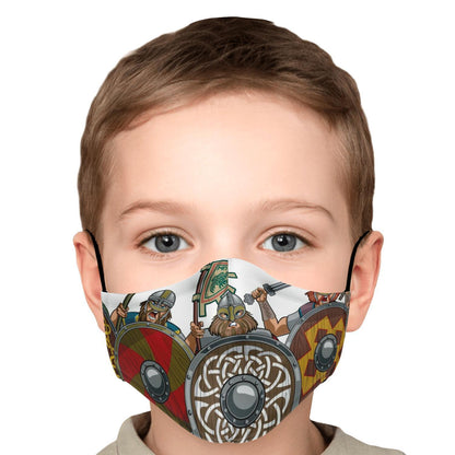 Shield Wall Viking Face Mask Cover