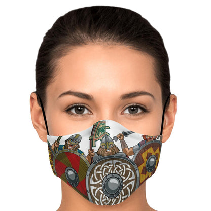 Shield Wall Viking Face Mask Cover