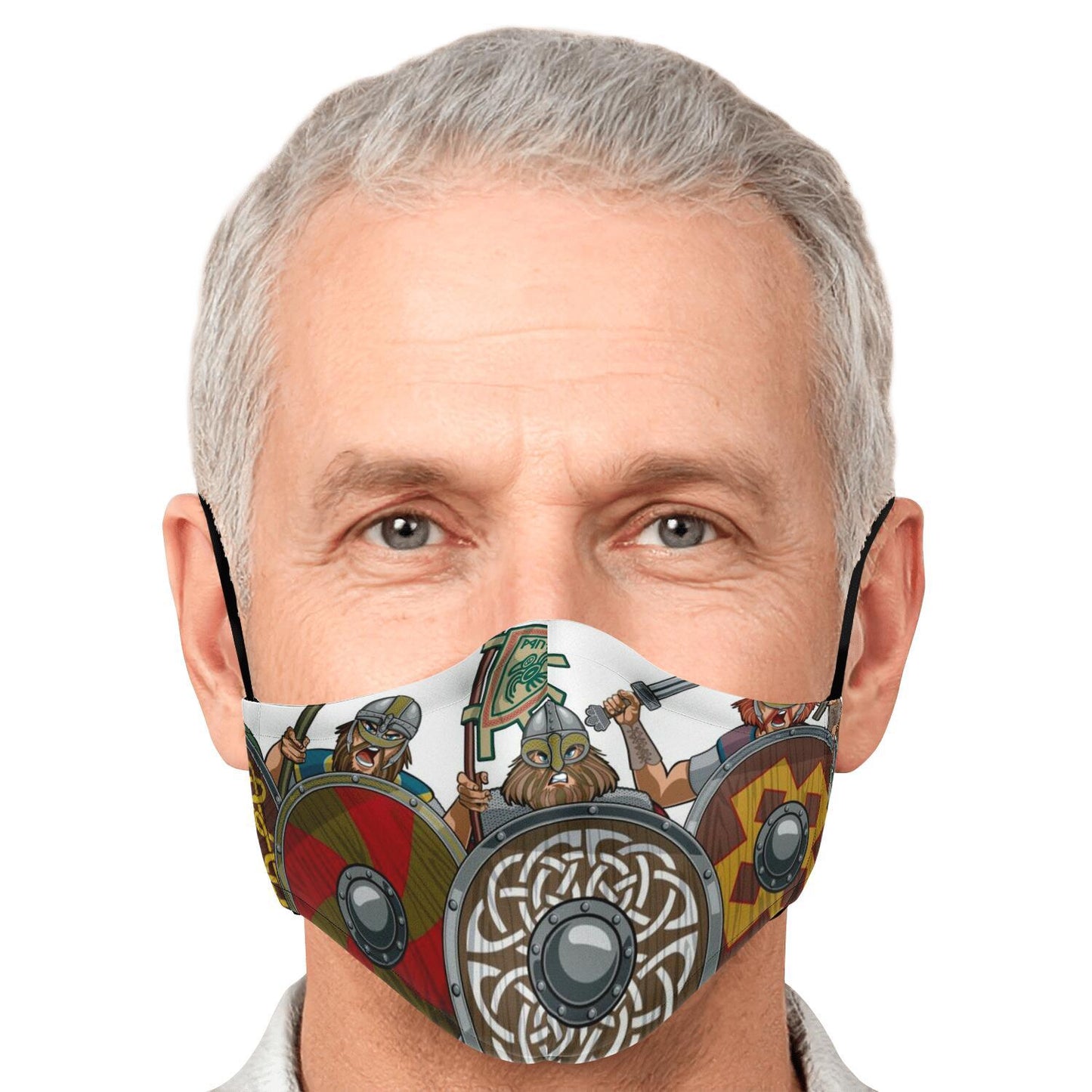 Shield Wall Viking Face Mask Cover