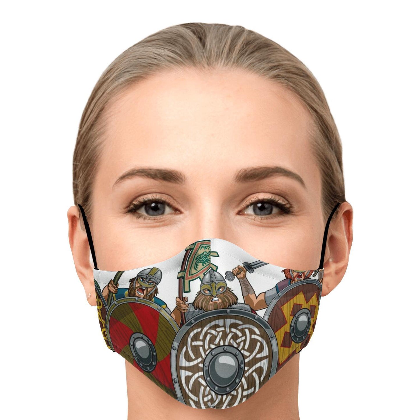 Shield Wall Viking Face Mask Cover