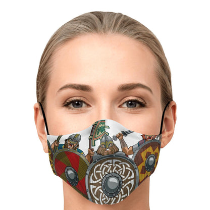 Shield Wall Viking Face Mask Cover