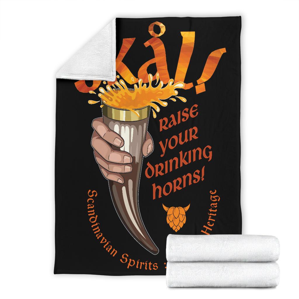 Skal Fleece Blanket - Viking Home Accessories - VikingsBrand
