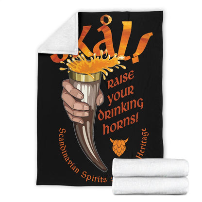 Skal Fleece Blanket - Viking Home Accessories - VikingsBrand