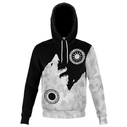 Skoll and Hati Viking Unisex Hoodie Style #2