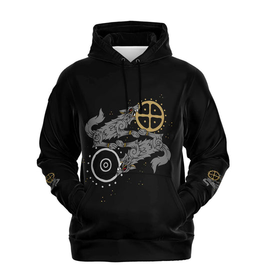 Skoll & Hati Premium Unisex Viking Hoodie