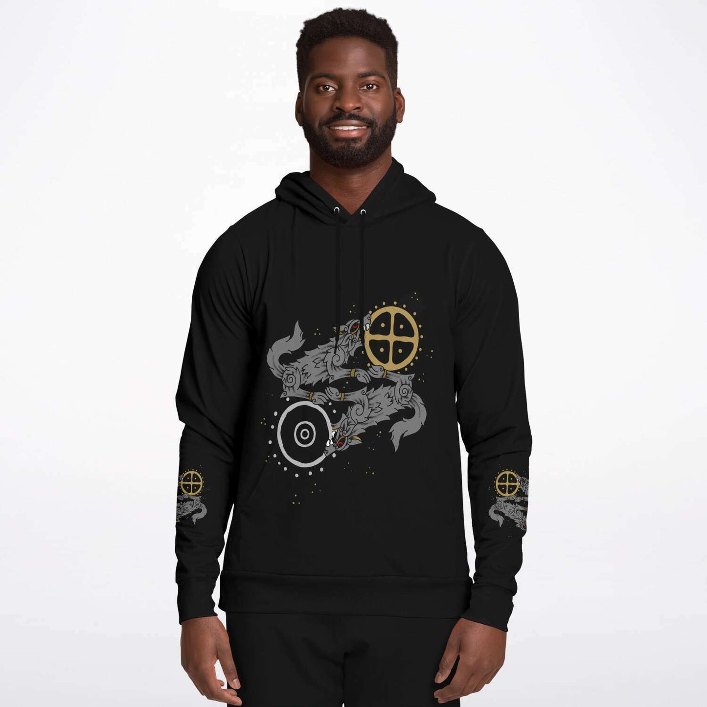 Skoll & Hati Premium Unisex Viking Hoodie
