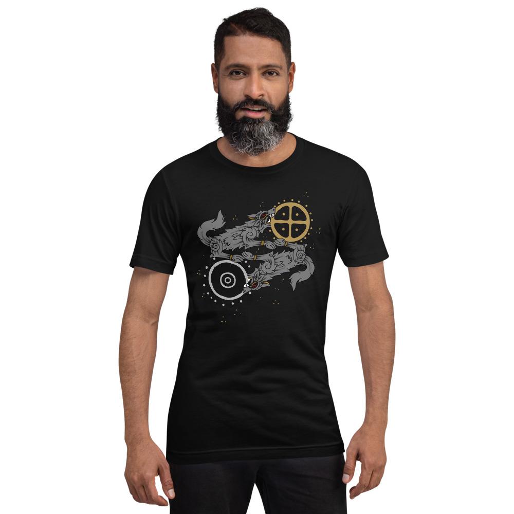 Skoll & Hati Short-Sleeve Unisex Viking T-Shirt
