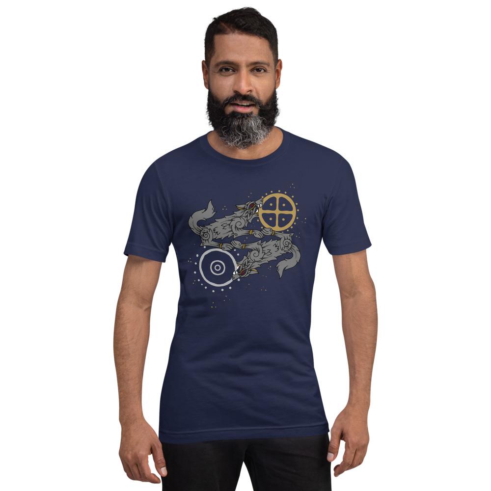 Skoll & Hati Short-Sleeve Unisex Viking T-Shirt