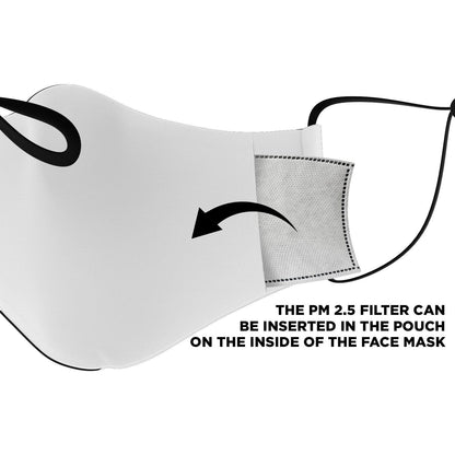 Sköll & Hati Viking Black & White Face Mask Cover