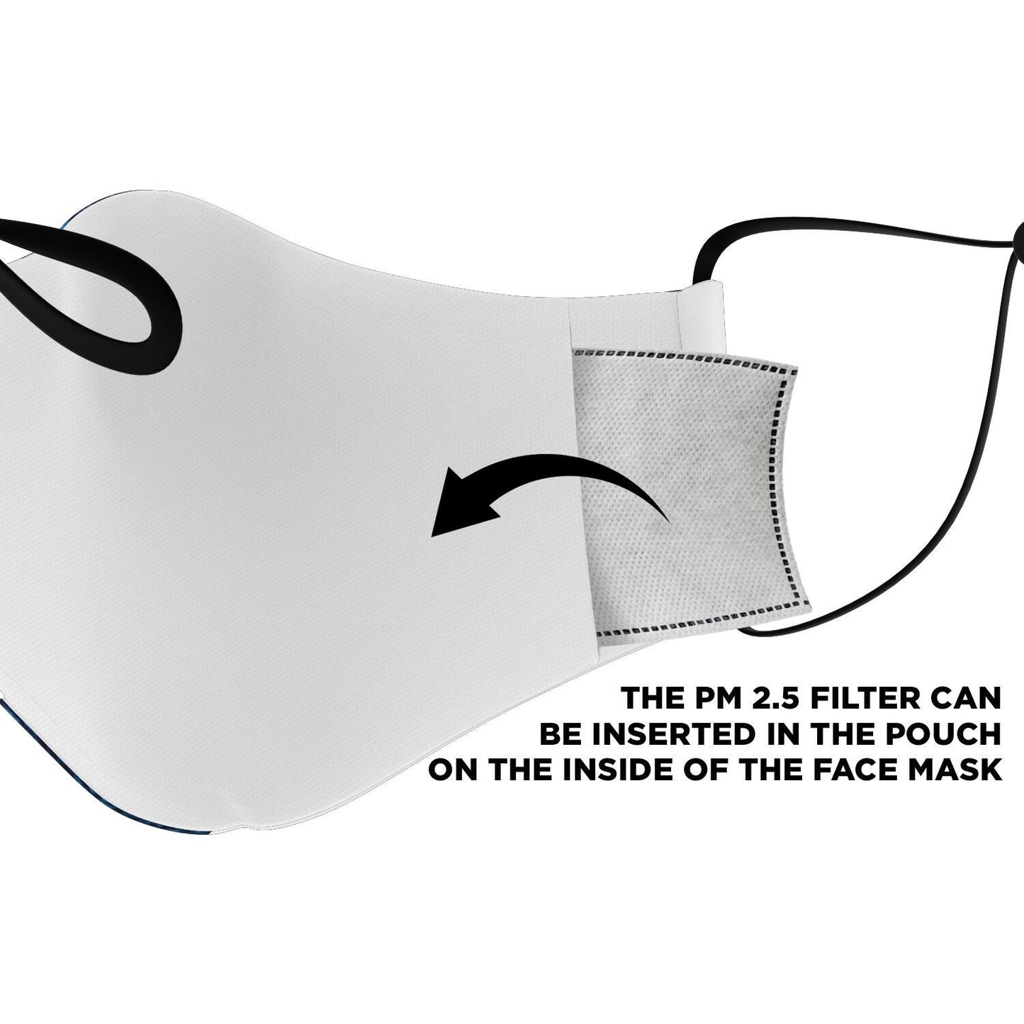 Sköll & Hati Viking Blue & White Face Mask Cover