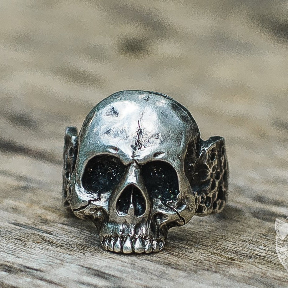 Skull 925 Sterling Silver Unique Viking Ring - VikingsBrand
