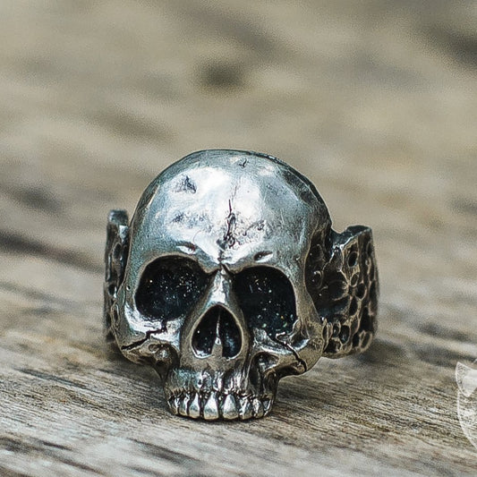 Skull 925 Sterling Silver Unique Viking Ring - VikingsBrand