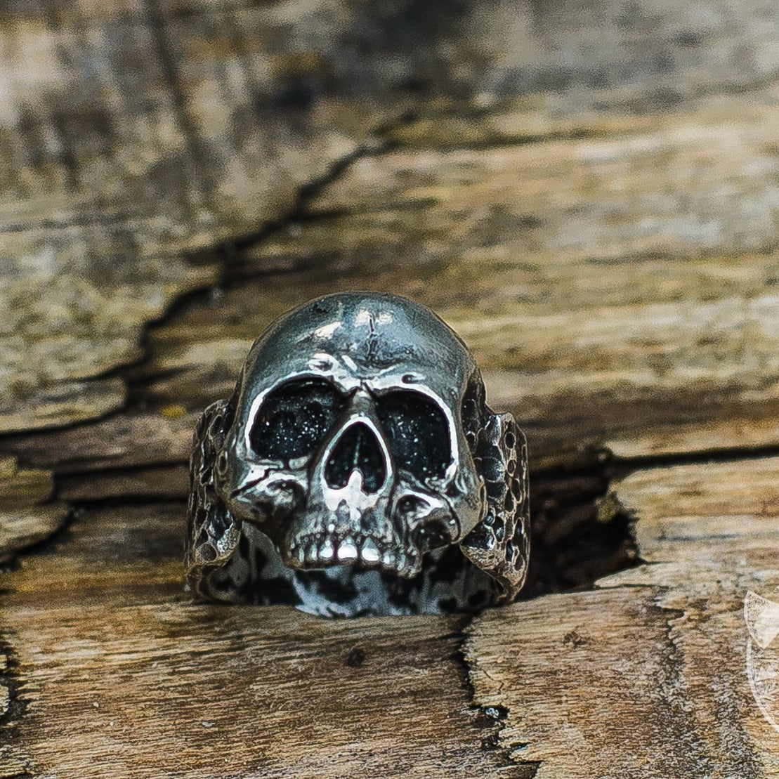 Skull 925 Sterling Silver Unique Viking Ring - VikingsBrand