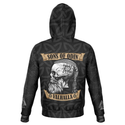 Sons of Odin, Valhalla - Ragnar Head Unisex Hoodie