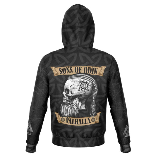 Sons of Odin, Valhalla - Ragnar Head Unisex Hoodie