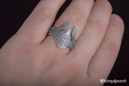 Spartan Viking Helmet Ring Sterling Silver Handcrafted Jewelry