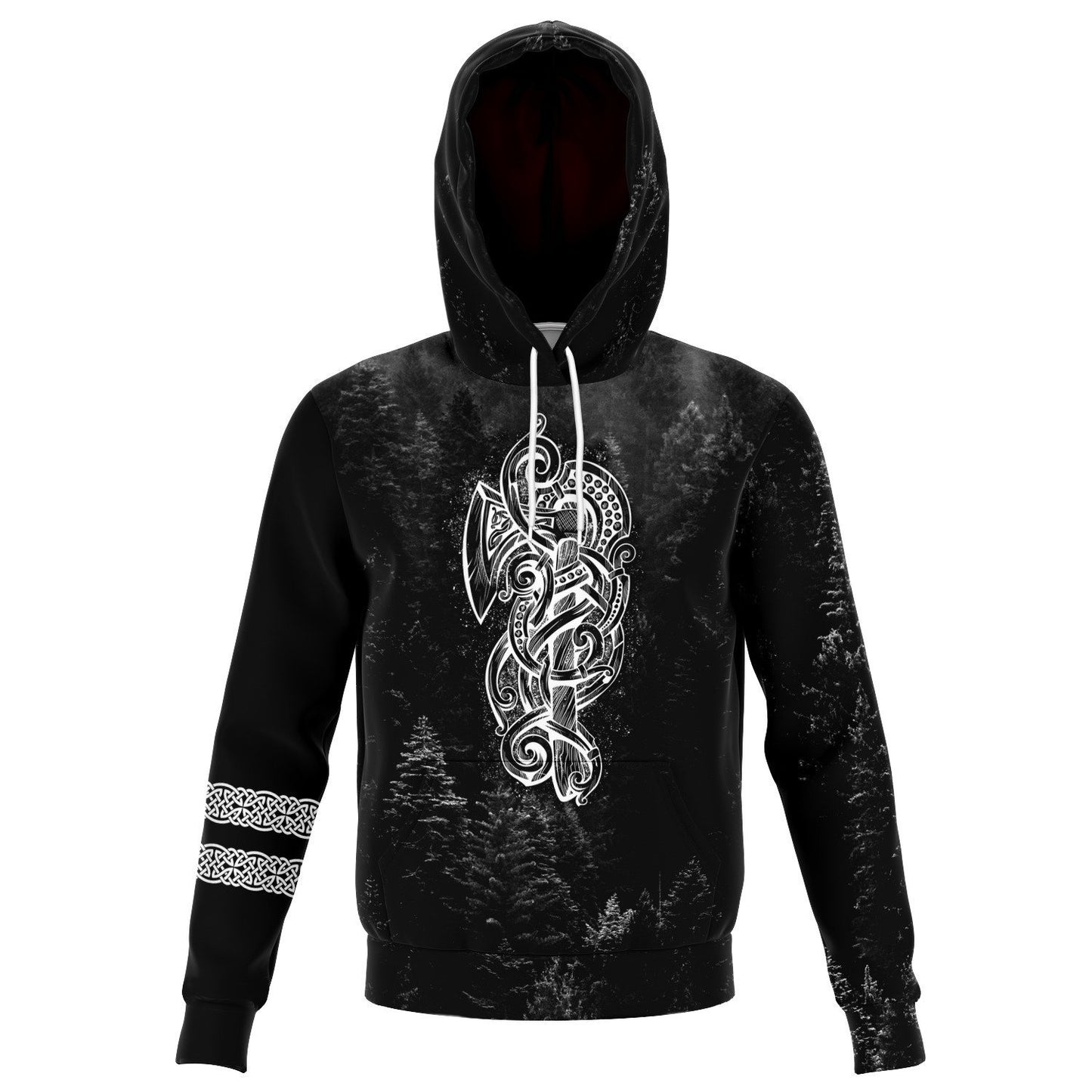 Spruce Forest Viking Axe Hoodie