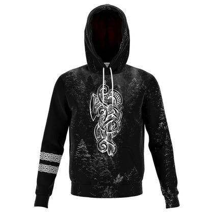 Spruce Forest Viking Axe Hoodie