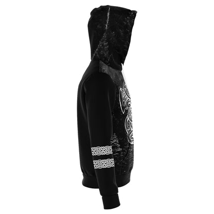 Spruce Forest Viking Axe Hoodie