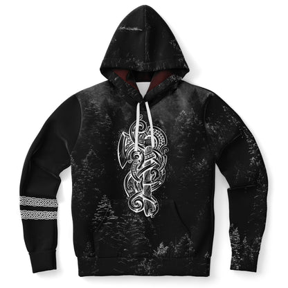 Spruce Forest Viking Axe Hoodie