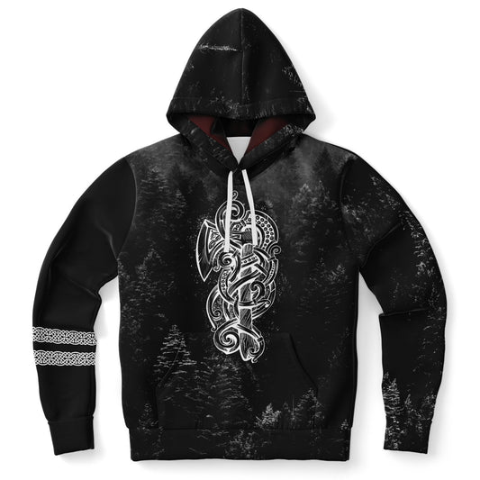 Spruce Forest Viking Axe Hoodie