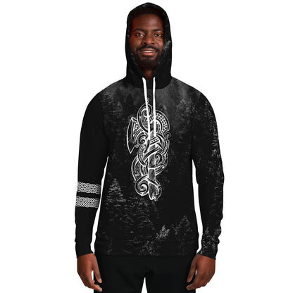 Spruce Forest Viking Axe Hoodie